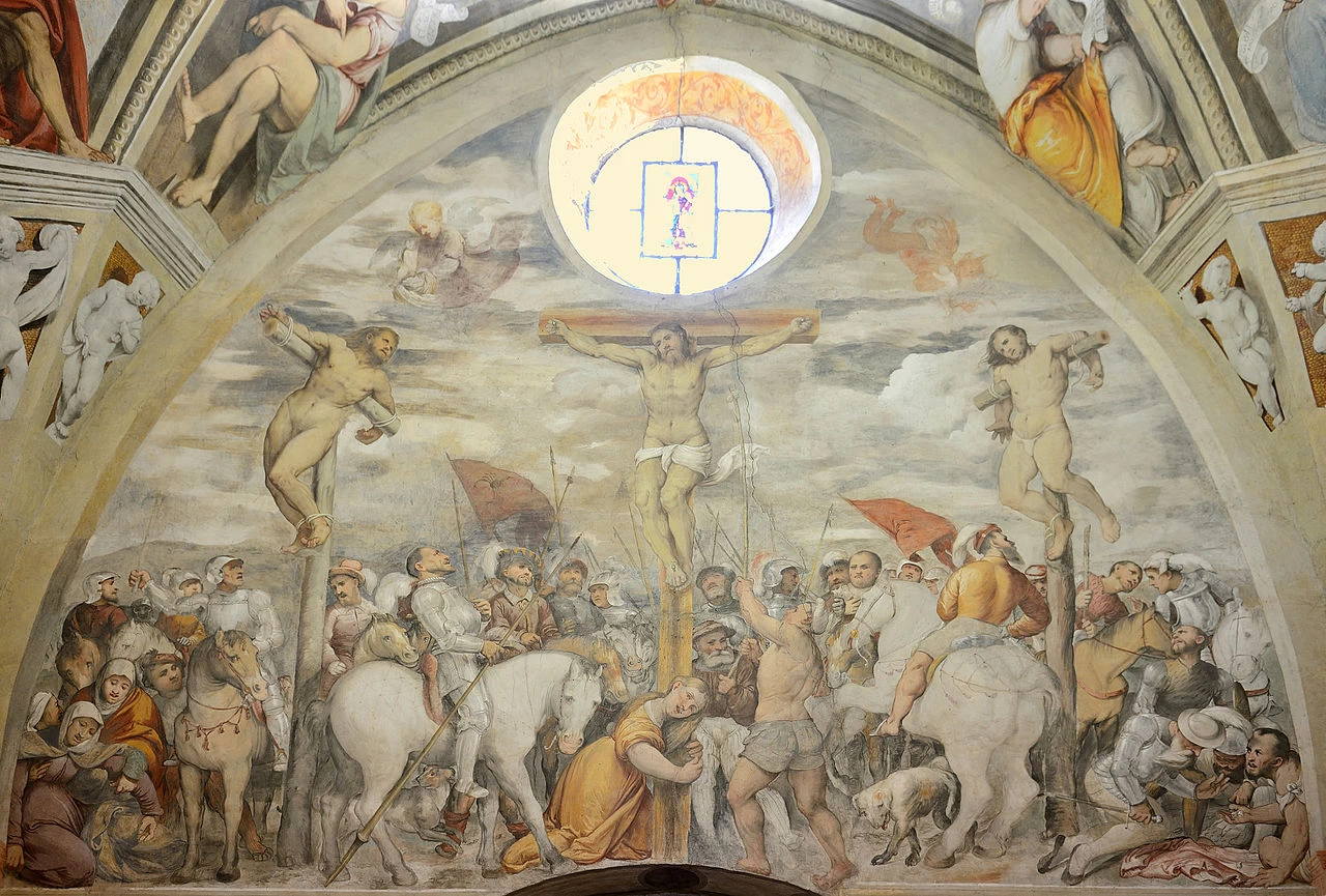 Il Romanino-113-Crocifissione - Chiesa S. Maria della Neve - Pisogne